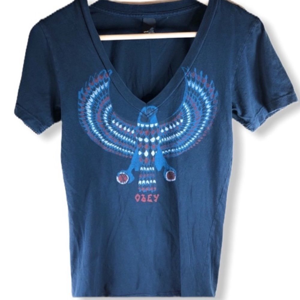 OBEY V-Neck T-Shirt